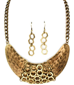Necklace & Earring Set-4297 - LABELSHOES