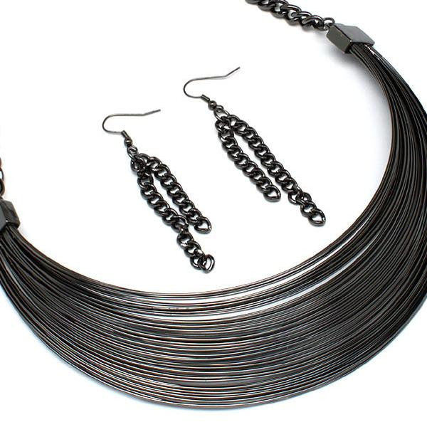 Necklace & Earring Set - 1060 - LABELSHOES