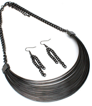 Necklace & Earring Set - 1060 - LABELSHOES