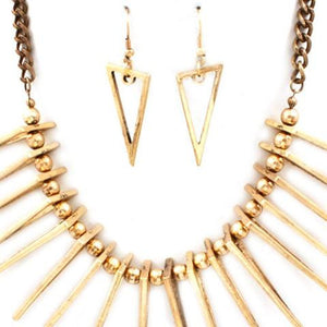 Necklace & Earring Set-4758 - LABELSHOES