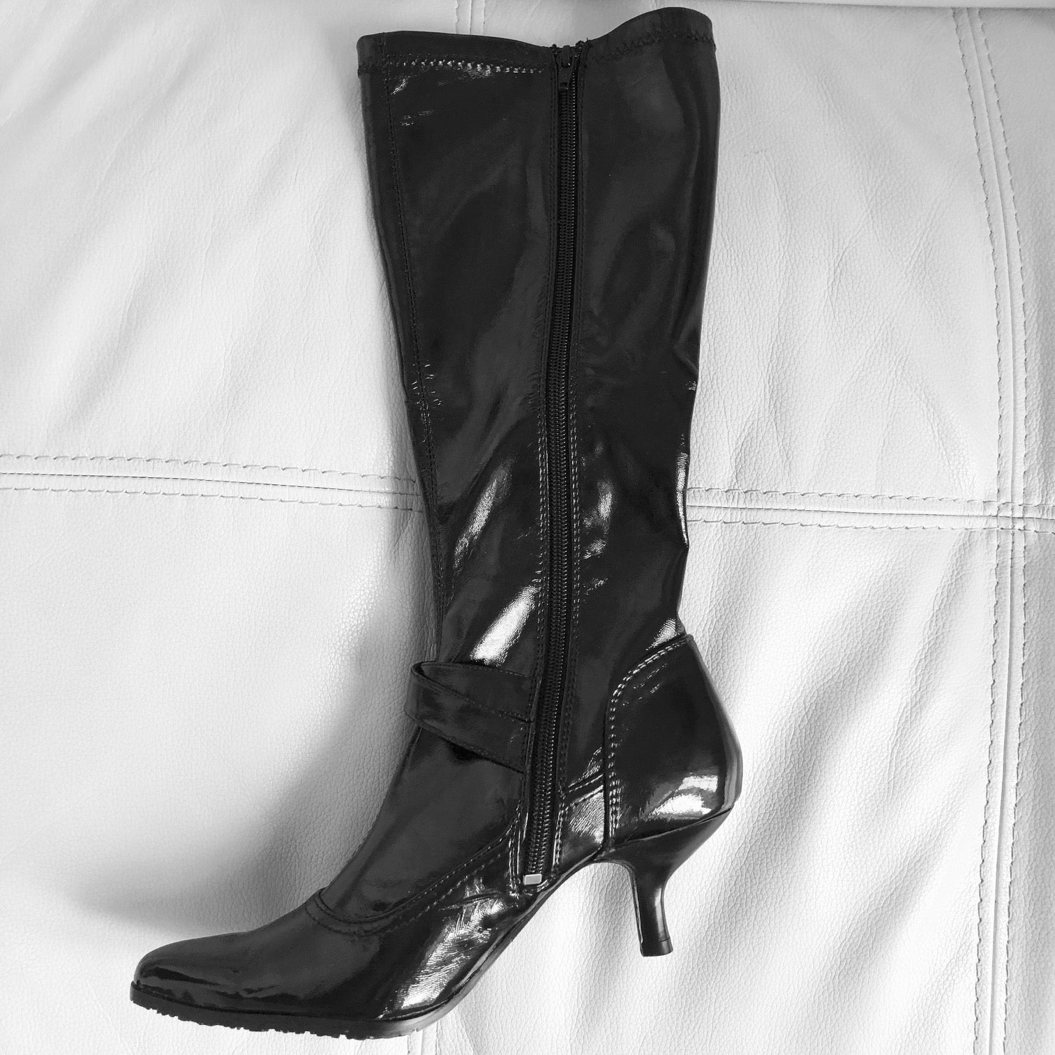 Square Toe Boots - Knee High Boots - Black Boots - Women's Boots - Lulus