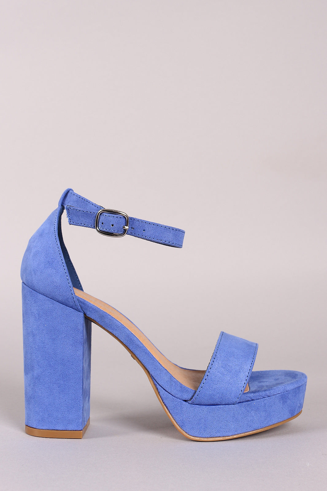 Womens Fashion Summer Peep Toe Ankle Strap Platform Shoes Chunky High Heels  Size | eBay