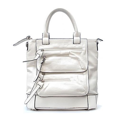 White Bag With Multipe Pockets - LABELSHOES